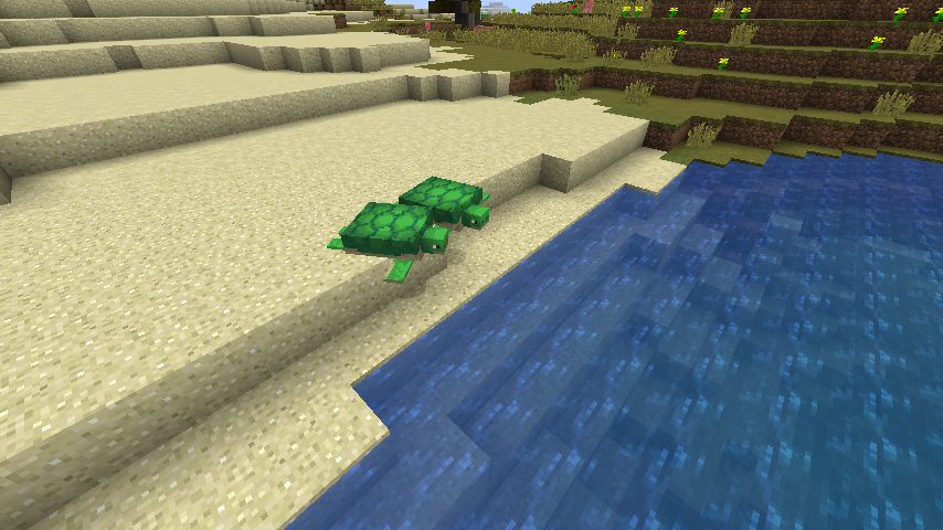 Черепахи Minecraft 1.13