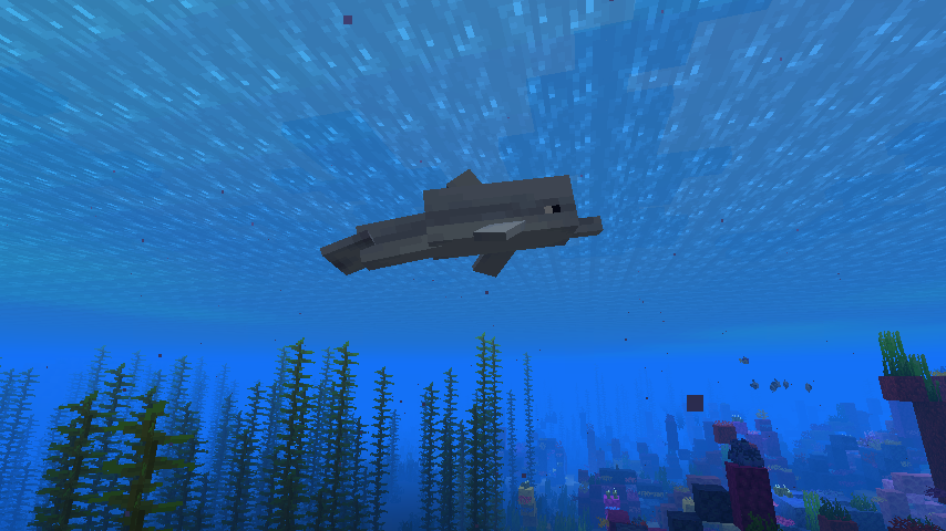 Дельфин в Minecraft 1.13